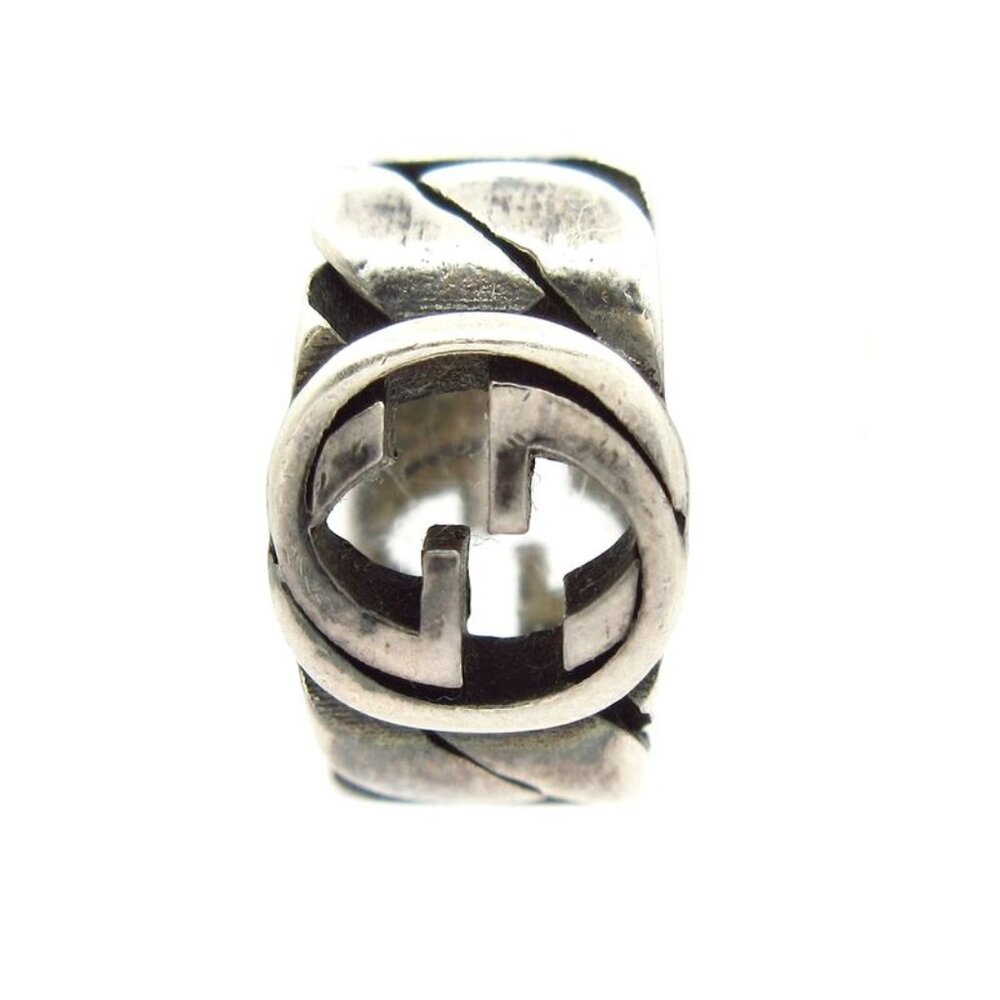 Gucci Earrings Interlocking Silver - image 3